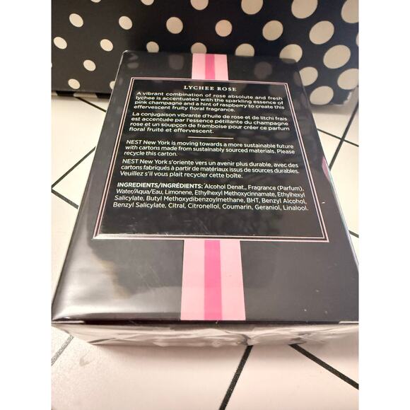 NWT NEST New York Lychee Rose Eau de Parfum 1.7 oz SEALED - Picture 2 of 4